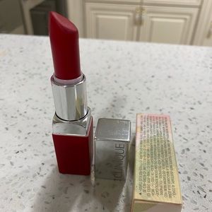 Clinique lipstick.